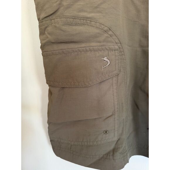 Reef Men's Brown Cargo Shorts Size 40 Performance Water Sports - Picture 5 of 7